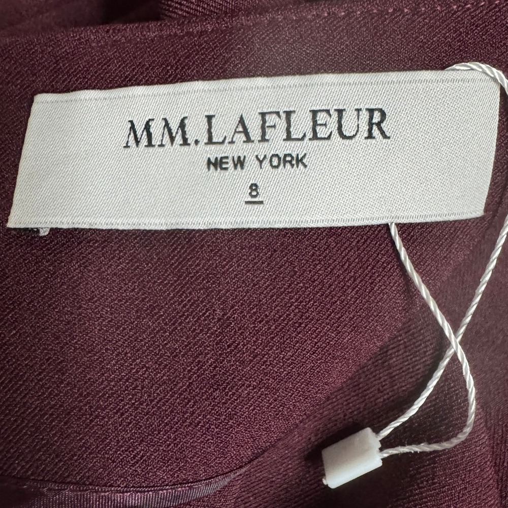 MM LaFleur Dress Womens Size 8 Plum Purple Career Work Office 3/4 Sleeve - Picture 6 of 10